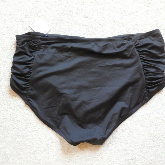 Apt. 9 Swim Womens Apt 9 High Waist Tummy Slimmer Shirred Full